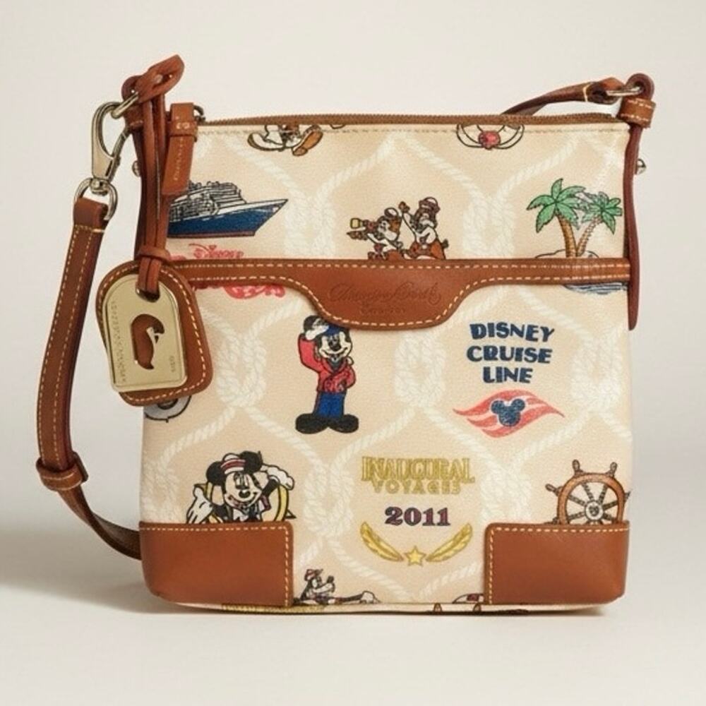 NWOT Dooney & Bourke Disney Cruise Line DCL 2011 Inaugural Voyages Crossbody Bag